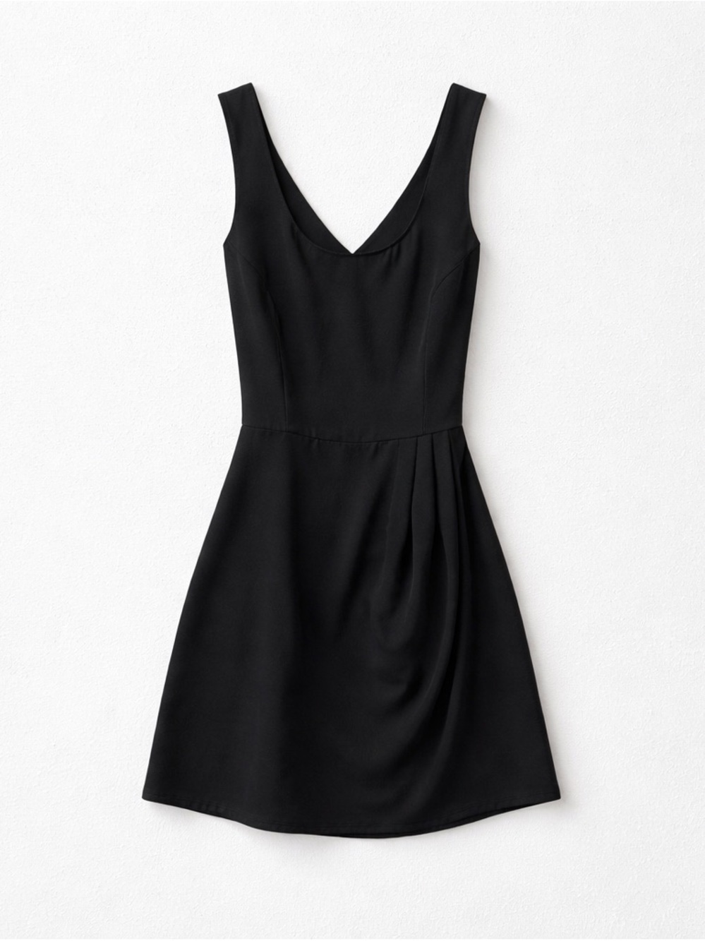 Y2K 90s Rampage Black Cross Back Skort Romper V Neck Sleeveless Goth Party